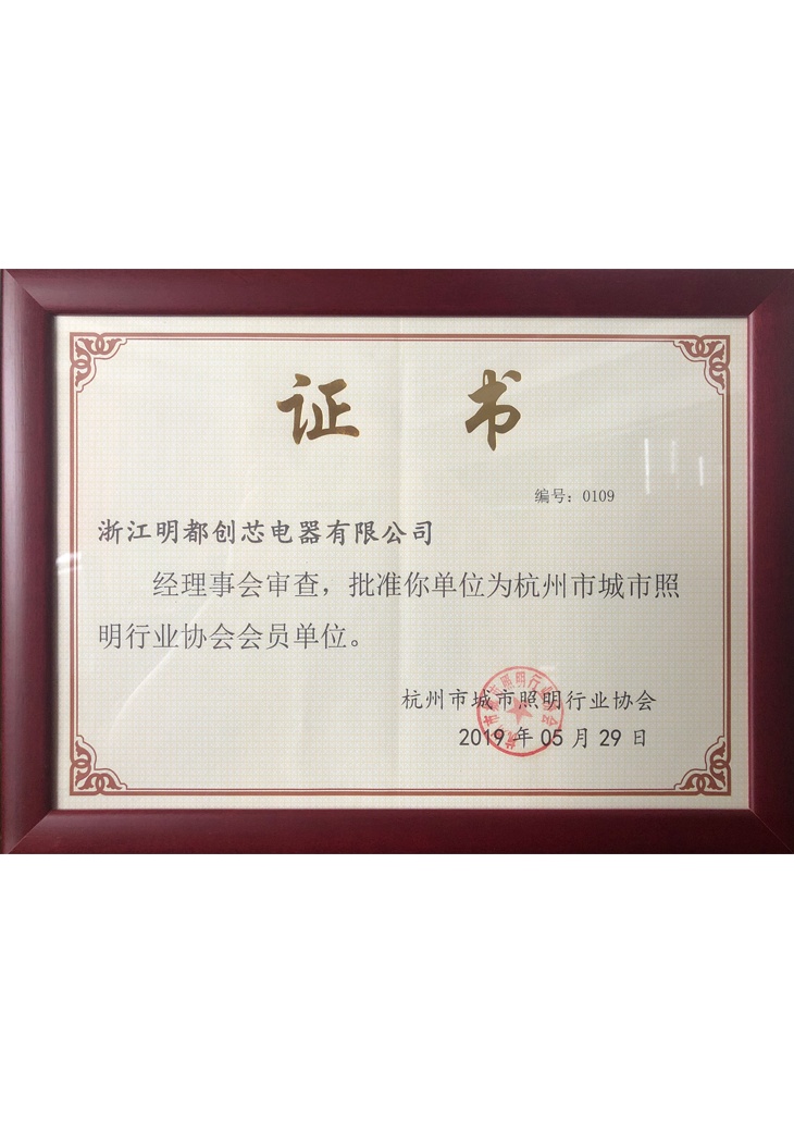 杭州市城市照明行業(yè)協(xié)會會員單位